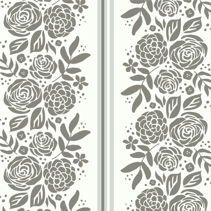 Our Apron Floral Peel And Stick Removable Wallpaper adds a classic touch to any wall in your home.