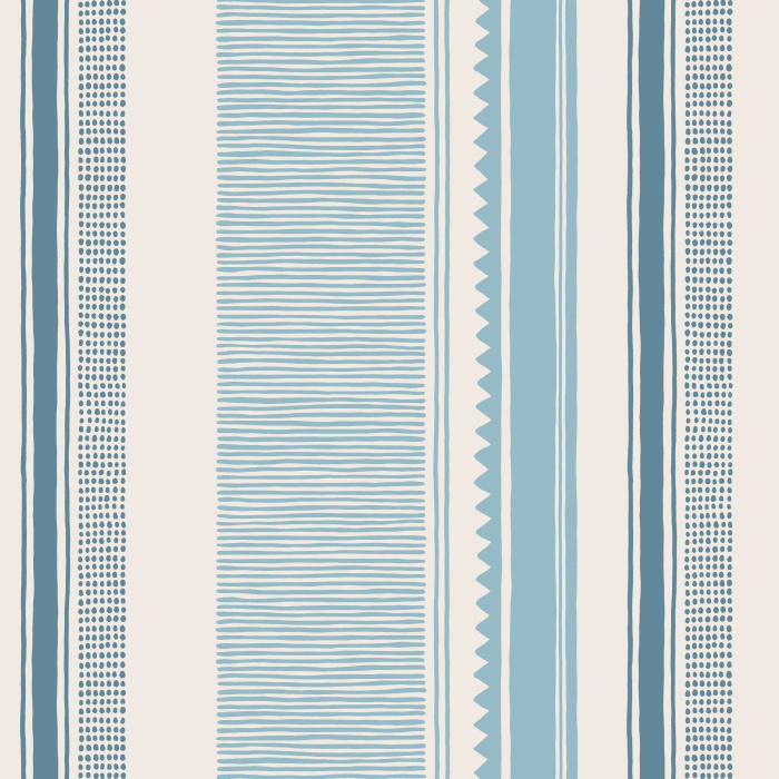 Add a boho touch to any wall in your home with our Artisanal Stripes Peel And Stick Removable Wallpaper.
