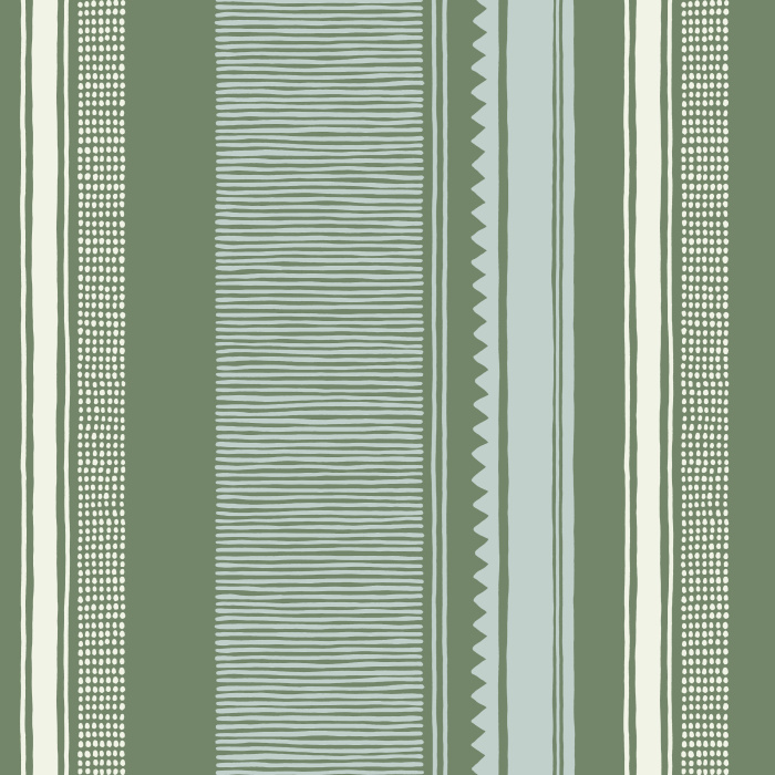 Add a boho touch to any wall in your home with our Artisanal Stripes Peel And Stick Removable Wallpaper.