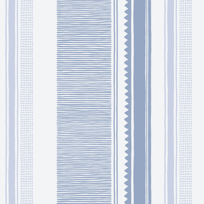 Add a boho touch to any wall in your home with our Artisanal Stripes Peel And Stick Removable Wallpaper.