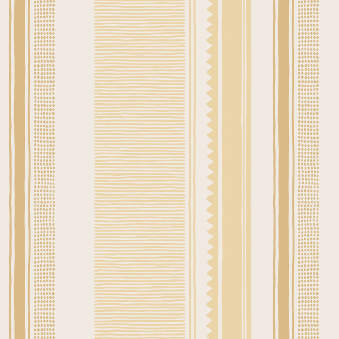 Add a boho touch to any wall in your home with our Artisanal Stripes Peel And Stick Removable Wallpaper.