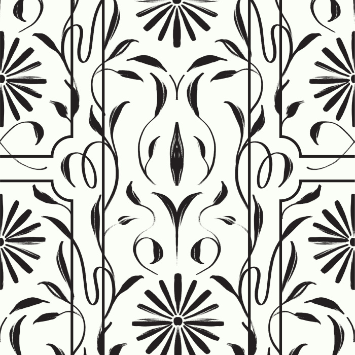 Transform any wall in your home into a natural haven with our Trellised Vines Peel And Stick Removable Wallpaper.