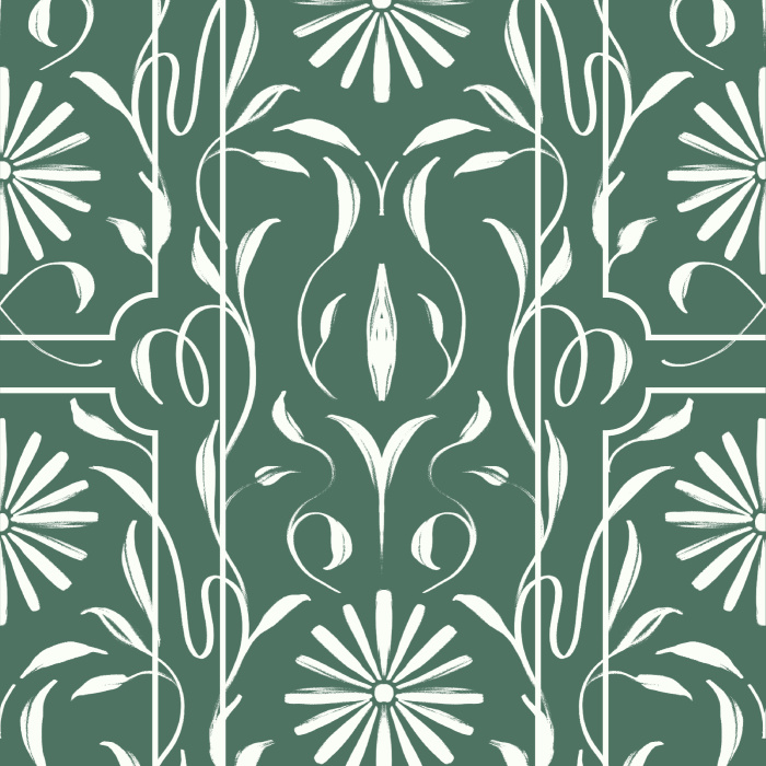 Transform any wall in your home into a natural haven with our Trellised Vines Peel And Stick Removable Wallpaper.