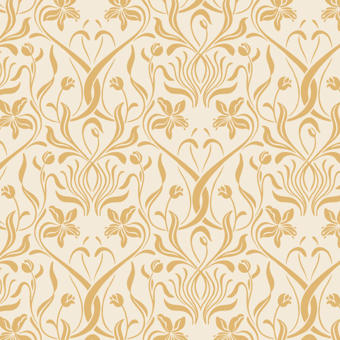 Transform your home into an elegant masterpiece with our Iris Nouveau Peel and Stick Removable Wallpaper.