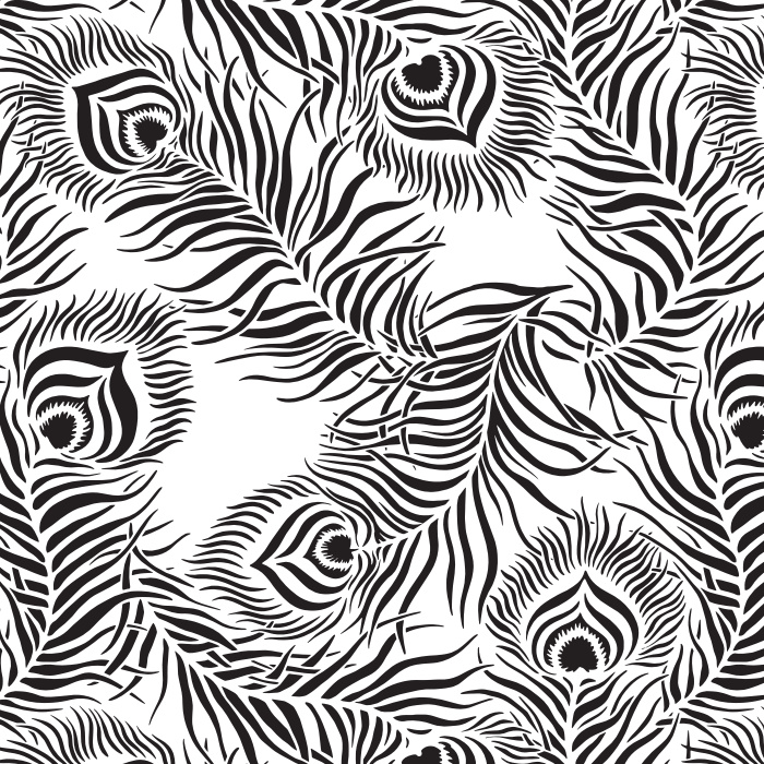 Completely transform your space with our Peacock Tranquility Peel and Stick Removable Wallpaper. 