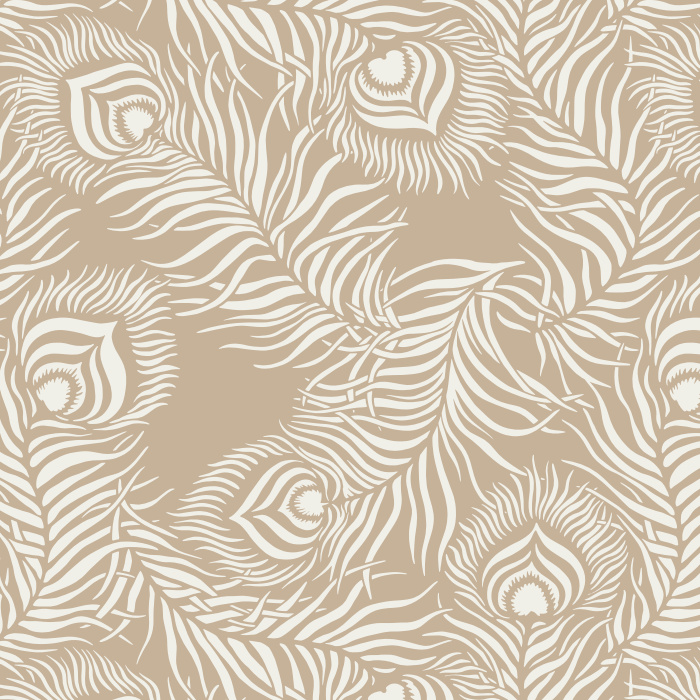 Completely transform your space with our Peacock Tranquility Peel and Stick Removable Wallpaper.