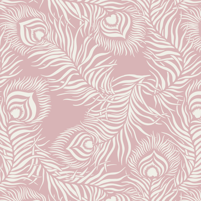 Completely transform your space with our Peacock Tranquility Peel and Stick Removable Wallpaper.