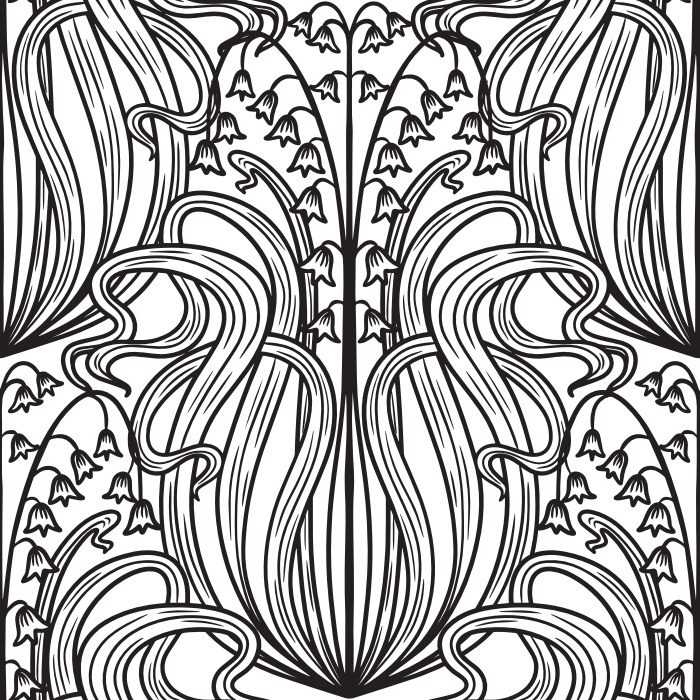 Reinvent your space with our Lily of the Valley Peel and Stick Wallpaper.