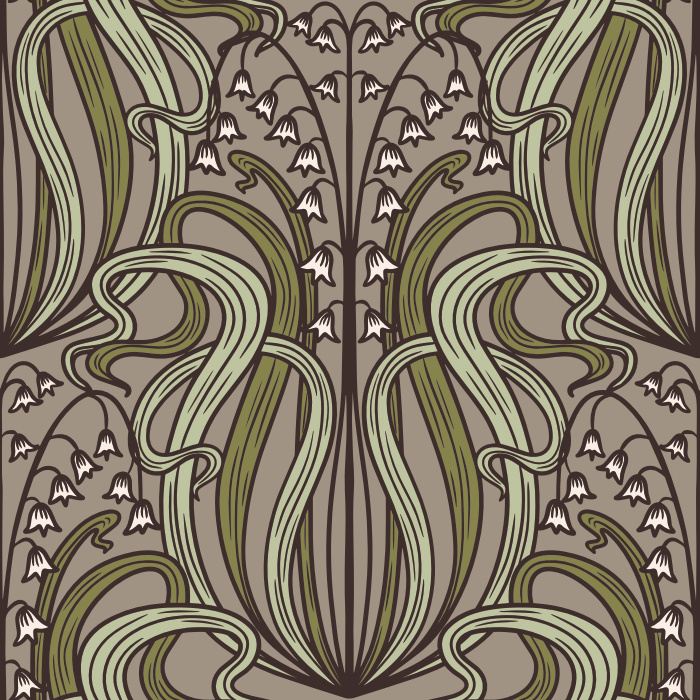 Reinvent your space with our Lily of the Valley Peel and Stick Wallpaper.