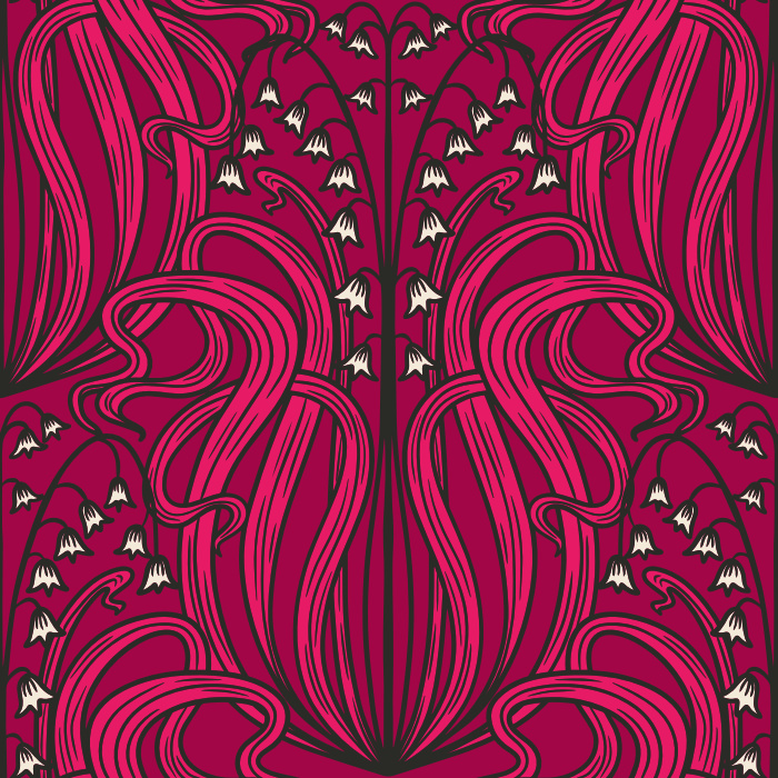 Reinvent your space with our Lily of the Valley Peel and Stick Wallpaper.