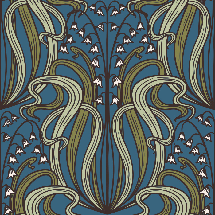 Reinvent your space with our Lily of the Valley Peel and Stick Wallpaper.