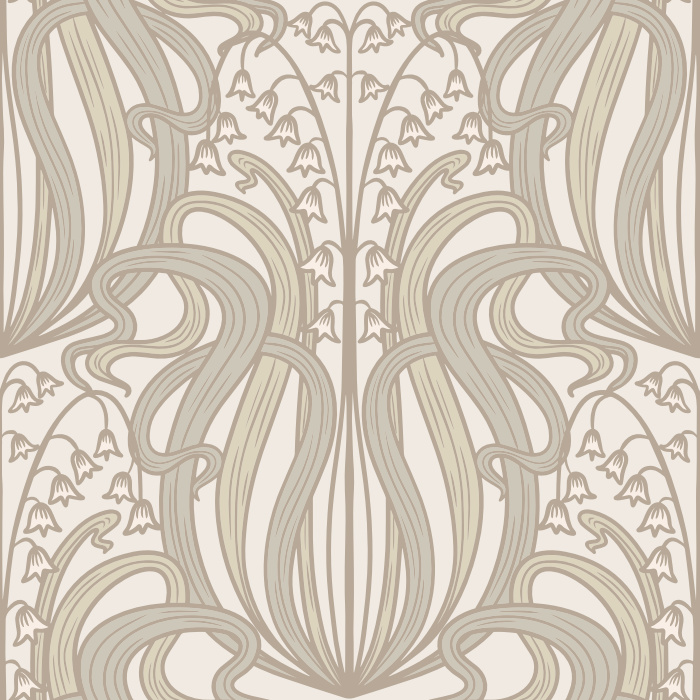 Reinvent your space with our Lily of the Valley Peel and Stick Wallpaper.