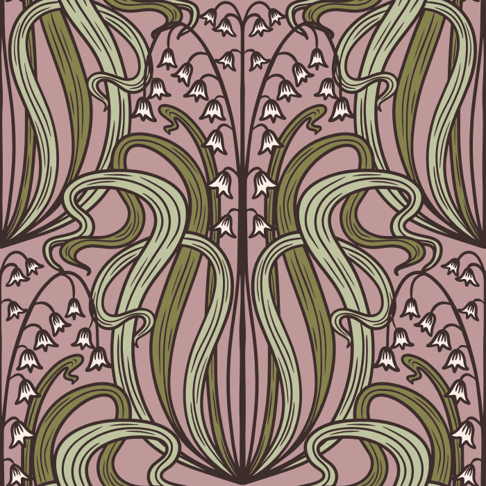 Reinvent your space with our Lily of the Valley Peel and Stick Wallpaper.