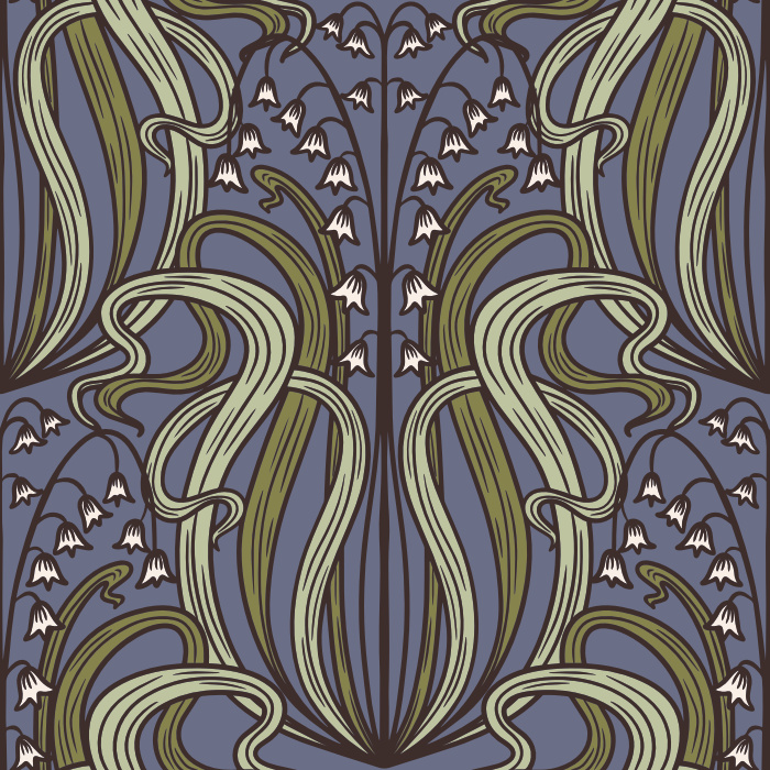 Reinvent your space with our Lily of the Valley Peel and Stick Wallpaper.