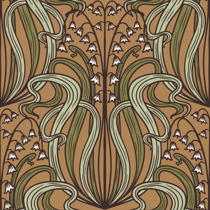 Reinvent your space with our Lily of the Valley Peel and Stick Wallpaper.