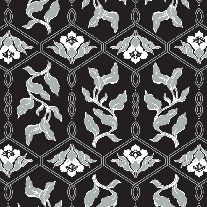 Add a vintage accent wall to any room in your home with our Nouveau Trellis Peel And Stick Removable Wallpaper.