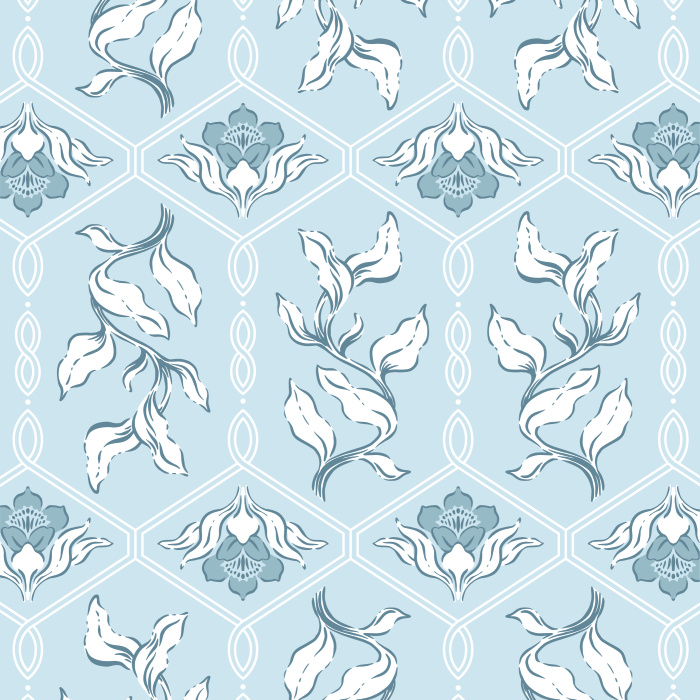 Add a vintage accent wall to any room in your home with our Nouveau Trellis Peel And Stick Removable Wallpaper.