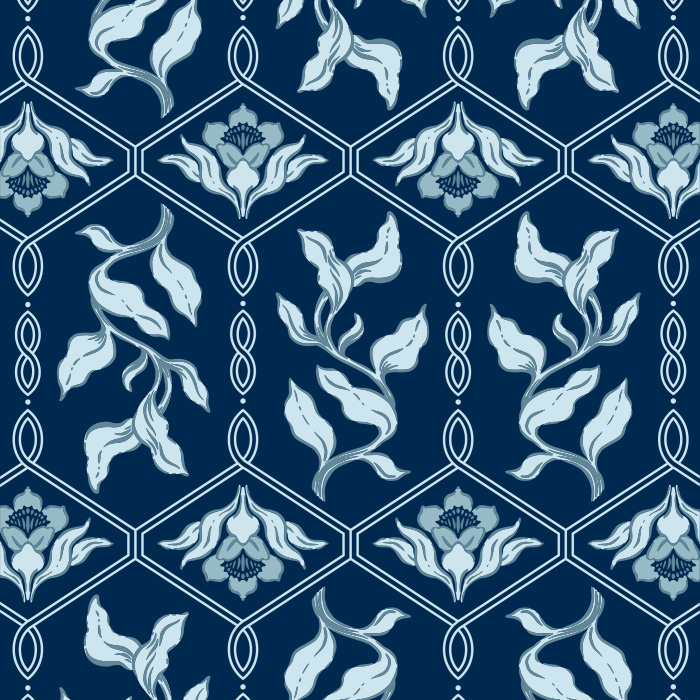 Add a vintage accent wall to any room in your home with our Nouveau Trellis Peel And Stick Removable Wallpaper.