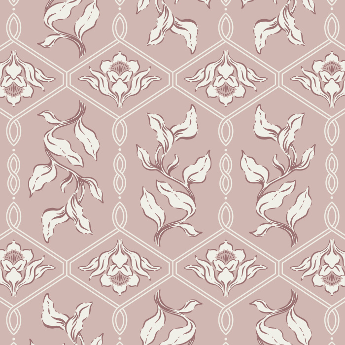Add a vintage accent wall to any room in your home with our Nouveau Trellis Peel And Stick Removable Wallpaper.