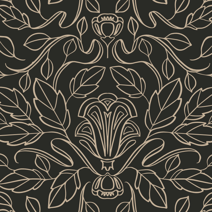 Create a dazzling interior with our Gilded Age Peel and Stick Wallpaper.