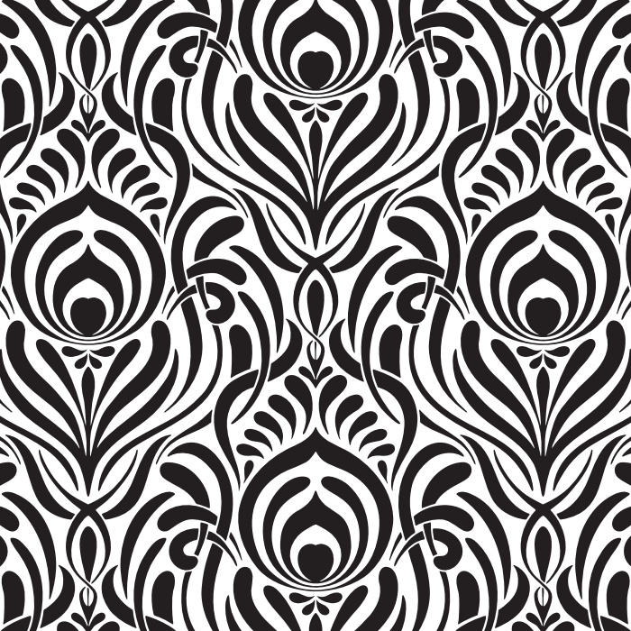 Create a classic accent wall anywhere in your home with our Lovely Nouveau Peel And Stick Removable Wallpaper.