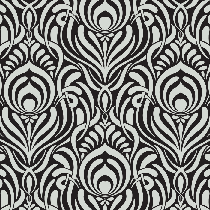 Create a classic accent wall anywhere in your home with our Lovely Nouveau Peel And Stick Removable Wallpaper.