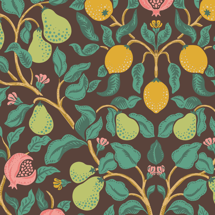 Turn any wall into a beautiful statement with our Bountiful Orchard Peel and Stick Removable Wallpaper. 