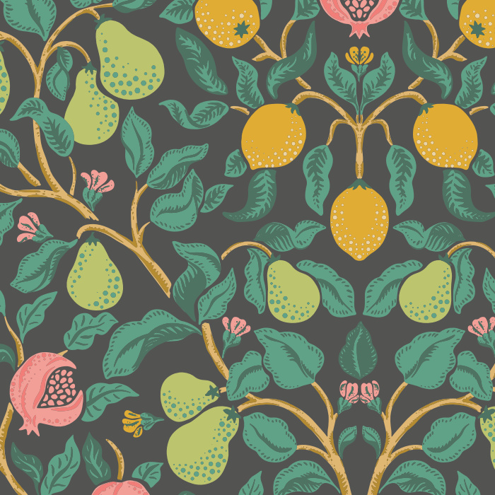 Turn any wall into a beautiful statement with our Bountiful Orchard Peel and Stick Removable Wallpaper.