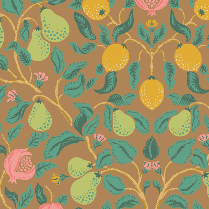 Turn any wall into a beautiful statement with our Bountiful Orchard Peel and Stick Removable Wallpaper. 