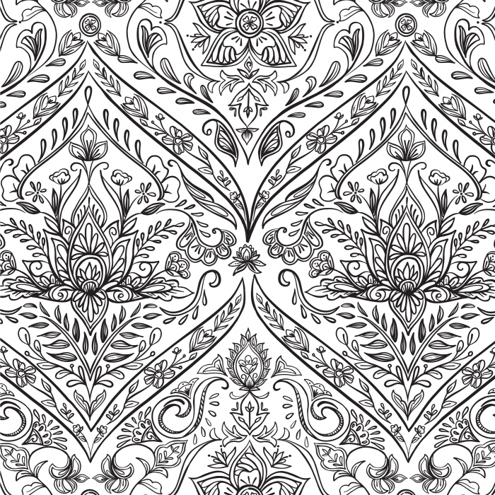 Our Lotus Lace Peel And Stick Removable Wallpaper will surely add an elegant look to any room in your home.