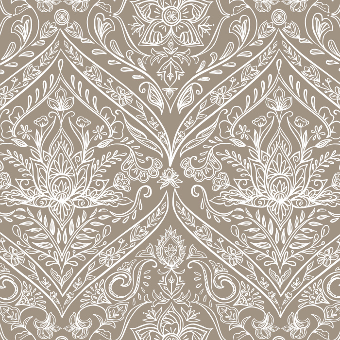 Our Lotus Lace Peel And Stick Removable Wallpaper will surely add an elegant look to any room in your home.