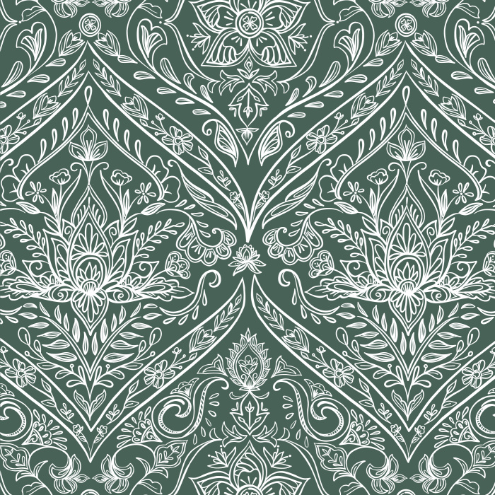 Our Lotus Lace Peel And Stick Removable Wallpaper will surely add an elegant look to any room in your home.