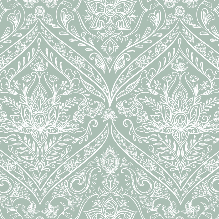 Our Lotus Lace Peel And Stick Removable Wallpaper will surely add an elegant look to any room in your home.