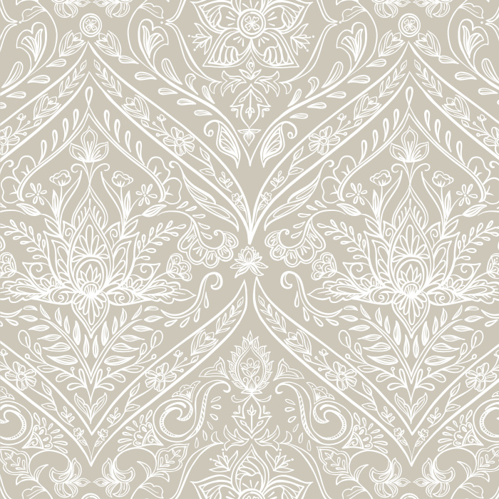 Our Lotus Lace Peel And Stick Removable Wallpaper will surely add an elegant look to any room in your home.