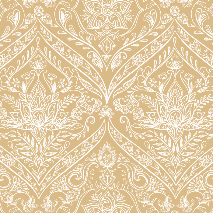 Our Lotus Lace Peel And Stick Removable Wallpaper will surely add an elegant look to any room in your home.
