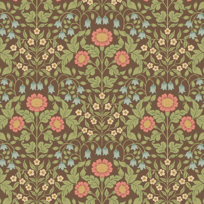 Bring the feel of nature to any wall in your home with our Garden Nouveau Peel And Stick Removable Wallpaper.