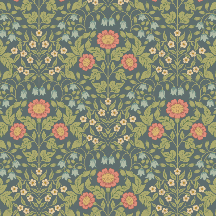 Bring the feel of nature to any wall in your home with our Garden Nouveau Peel And Stick Removable Wallpaper.