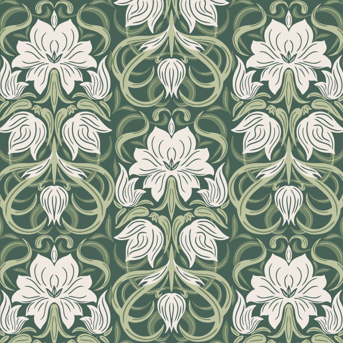 Our Floral Sickle Leaves Peel And Stick Removable Wallpaper brings an elegant touch of nature to any wall in your home.