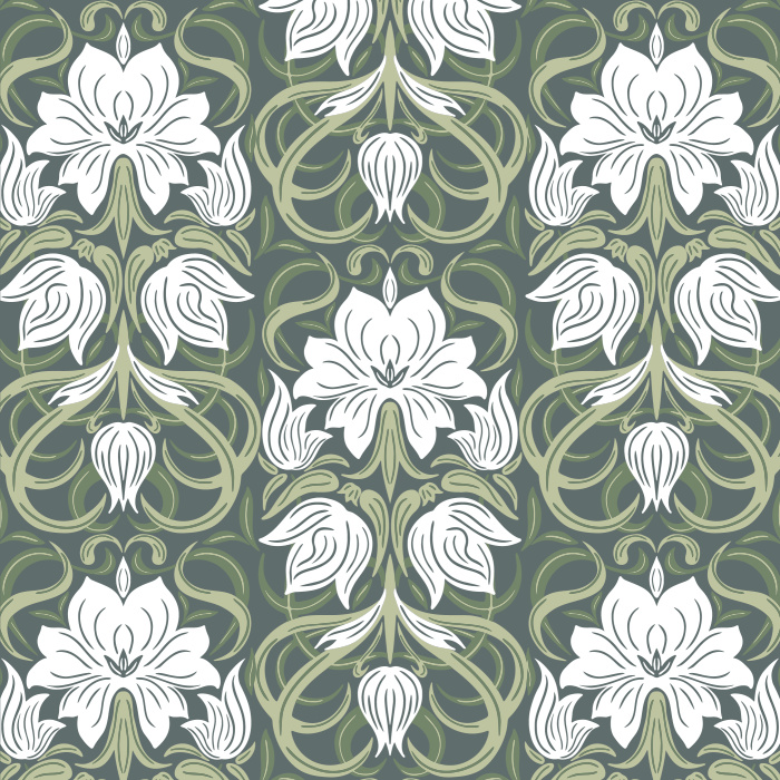 Our Floral Sickle Leaves Peel And Stick Removable Wallpaper brings an elegant touch of nature to any wall in your home.