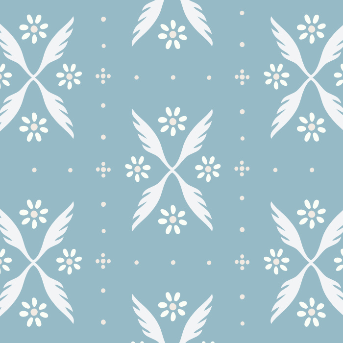Add an eye-catching accent to any wall in your home with our Flower Mosaic Peel And Stick Removable Wallpaper.