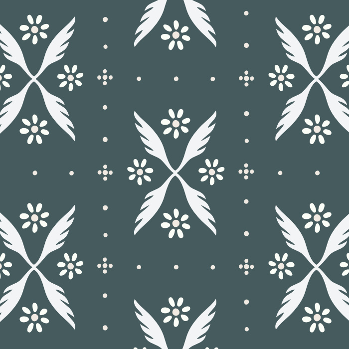 Add an eye-catching accent to any wall in your home with our Flower Mosaic Peel And Stick Removable Wallpaper.