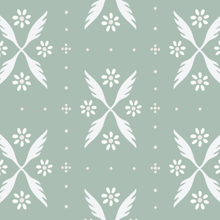 Add an eye-catching accent to any wall in your home with our Flower Mosaic Peel And Stick Removable Wallpaper.