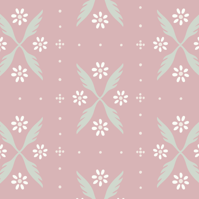 Add an eye-catching accent to any wall in your home with our Flower Mosaic Peel And Stick Removable Wallpaper.