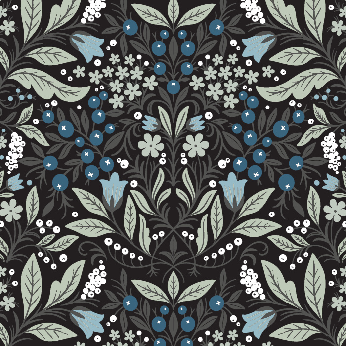 Bring the beauty of a gardenscape into your home with our Floral Abundance Peel and Stick Wallpaper.