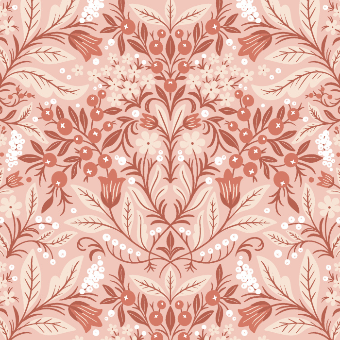Bring the beauty of a gardenscape into your home with our Floral Abundance Peel and Stick Wallpaper.