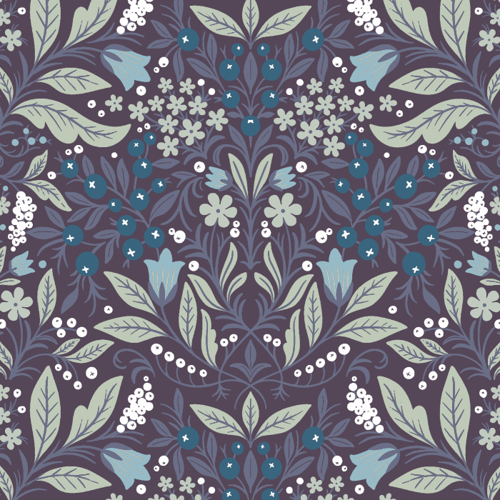 Bring the beauty of a gardenscape into your home with our Floral Abundance Peel and Stick Wallpaper. 