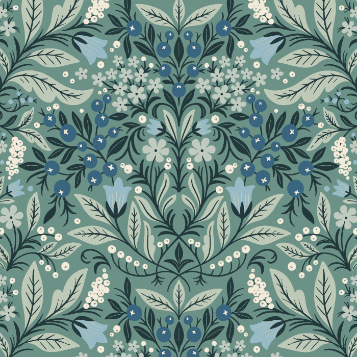 Bring the beauty of a gardenscape into your home with our Floral Abundance Peel and Stick Wallpaper.