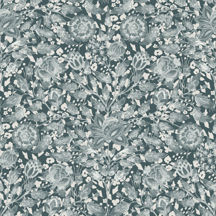 Our Tranquil Garden Peel And Stick Removable Wallpaper transforms any room in your home into a victorian garden.