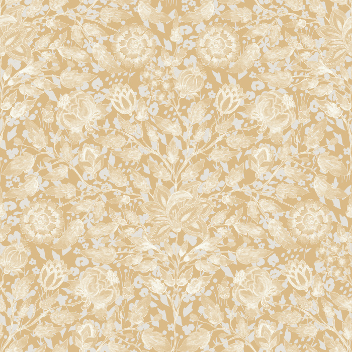 Our Tranquil Garden Peel And Stick Removable Wallpaper transforms any room in your home into a victorian garden.