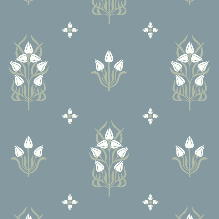 Our June Floral Peel and Stick Wallpaper will transform any room in your home with its garden vibe.